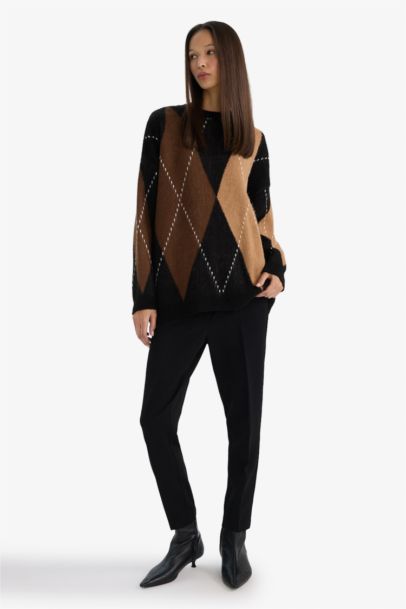 Regular Hem Double Pocket Trousers