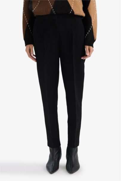 Regular Hem Double Pocket Trousers