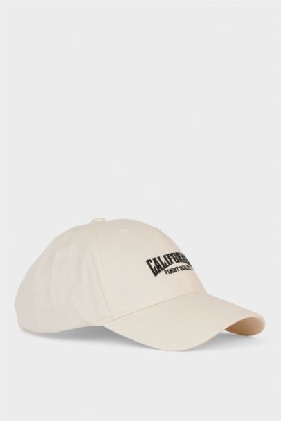 Man Cotton Embroidered Cap