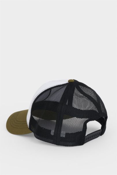 Erkek Etiket Baskılı Dokuma Beyzbol Basketbol Şapkası