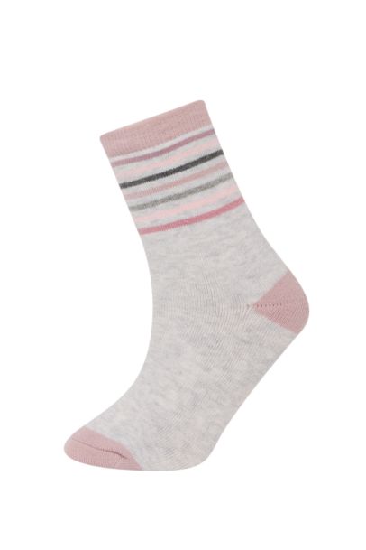 Lot de 3 paires de Chaussettes longues en coton pour fille