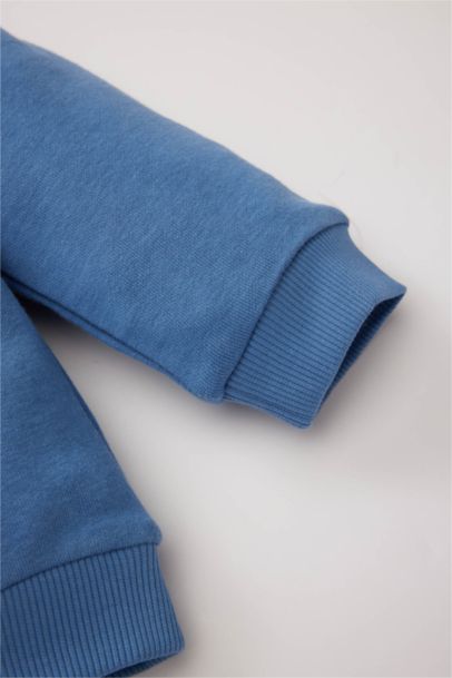 Sweatshirt imprimé à col rond pour bébé garçon