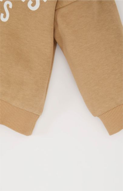 Ensemble pour bébé garçon : sweatshirt imprimé à col rond et pantalon de jogging