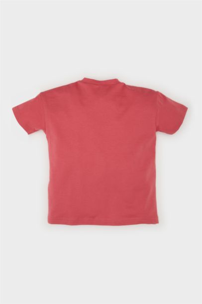 Baby Boy Regular Fit Slogan Patterned T-shirt