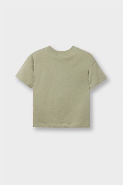 Regular Fıt Slogan Desenli Kısa Kollu Tişört Erkek Bebek