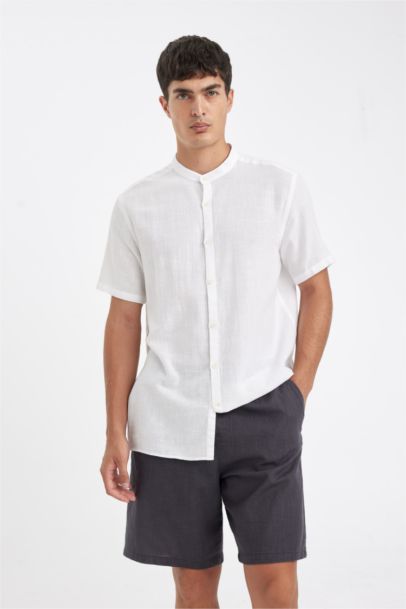 شورت برمودا قطن قصة مريحة