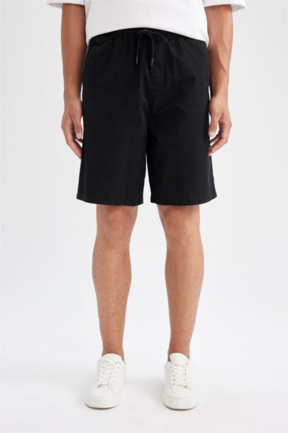 شورت برمودا قطن قصة مريحة