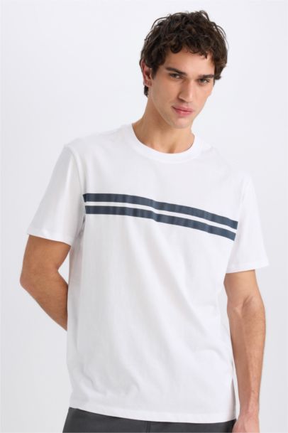 New Regular Fit Crew Neck Short Sleeve T-Shirt