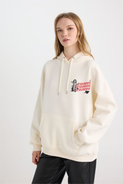 Свитшот оверсайз Beetlejuice с капюшоном, Coool