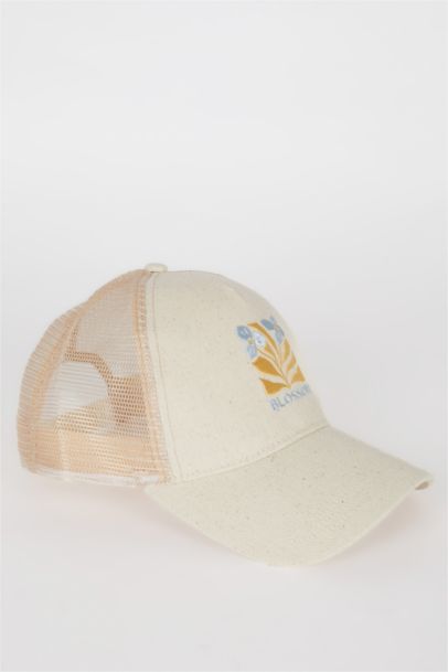 Woman Label Printed Woven Baseball Basketball Cap