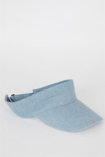 Woman Woven Visor Hat