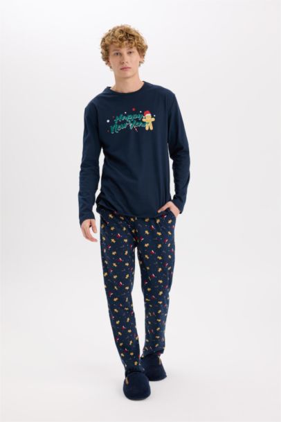 Pyjama de Noël, Top à manches longues et pantalon