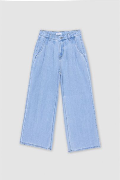 Wide Leg High Waist Long Soft Jeans