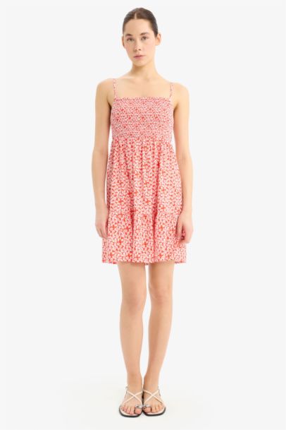 Mini Robe fleurie à bretelles