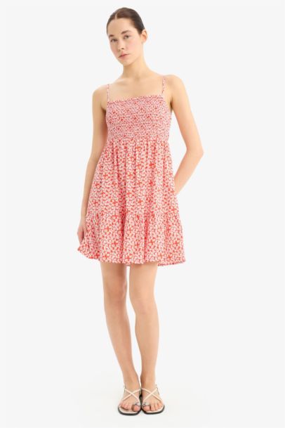 Mini Robe fleurie à bretelles