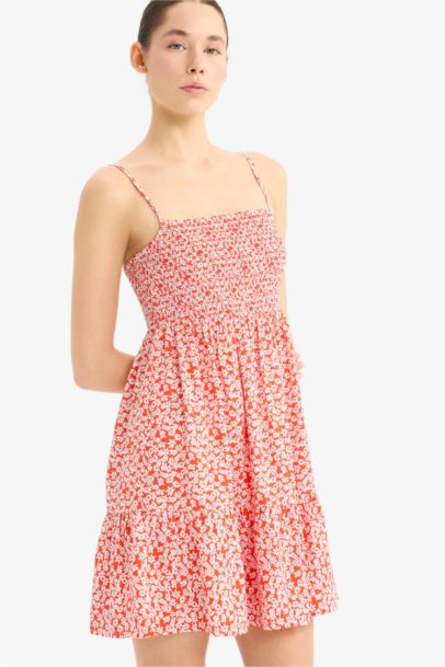 Mini Robe fleurie à bretelles