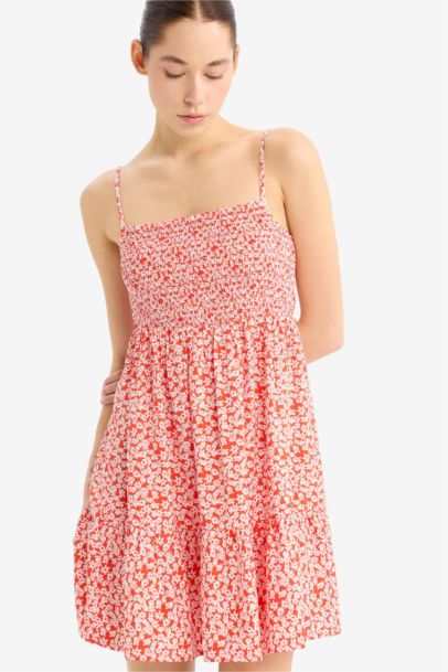 Mini Robe fleurie à bretelles