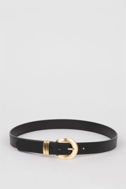 حزام نسائي جلد صناعي