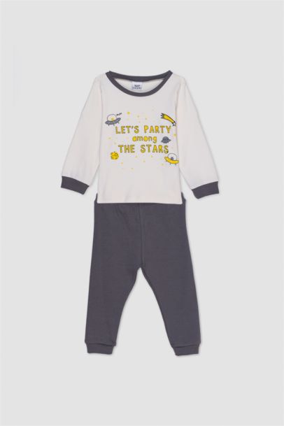 Baby Boy Star Print 2 Piece Pajama Set