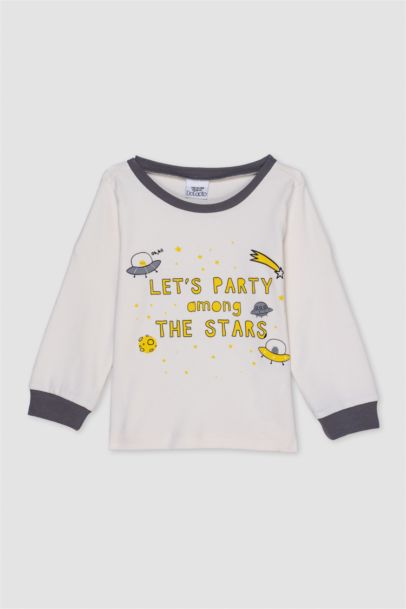 Baby Boy Star Print 2 Piece Pajama Set