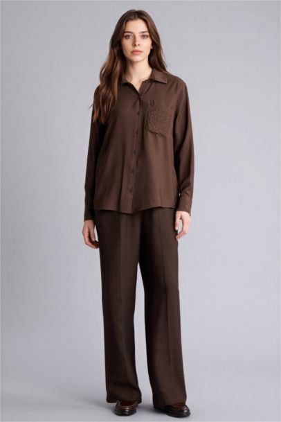 Straıght Fıt Düz Paça Pantolon