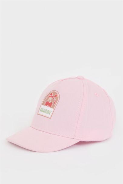 Girl Printed Cotton Cap