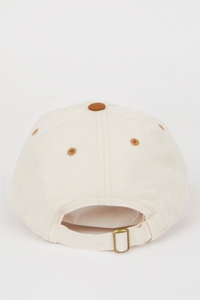 Boy Embroidered Cotton Cap
