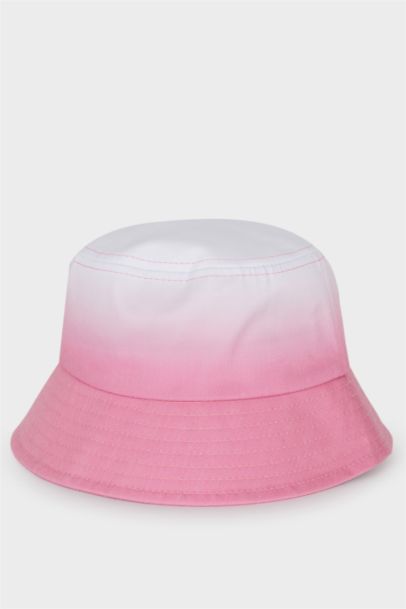 Girl Gradient Printed Denim Bucket Hat
