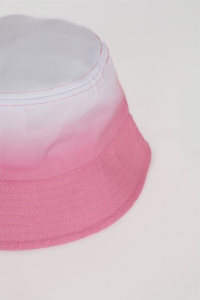 Girl Gradient Printed Denim Bucket Hat
