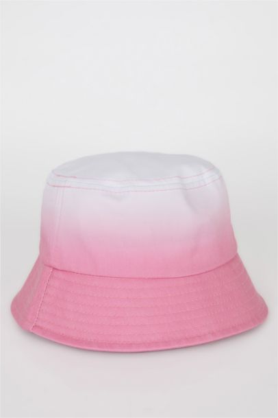 Girl Gradient Printed Denim Bucket Hat
