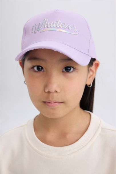 Girl Printed Cotton Cap