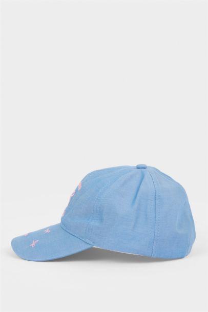 شفقة كاب بناتي مظهر جينز مطرز