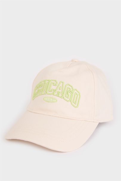 Casquette en coton brodée pour fille