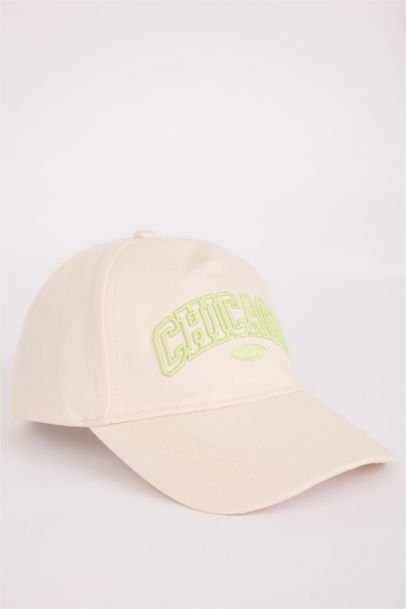 Casquette en coton brodée pour fille
