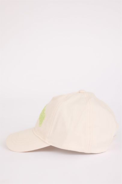 Casquette en coton brodée pour fille