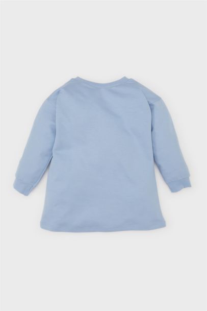 فستان بيبي بناتي سويت خفيف بكم طويل من ديزني ليلو وستيتش