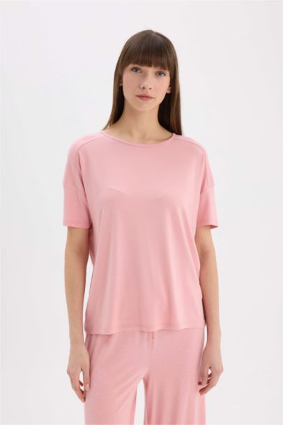 Fall in Love Regular Fit Short Sleeve 2 Piece Set