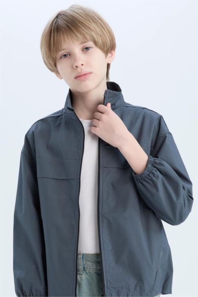 جاكيت بومبر اولاد اوفر سايز  بسحاب