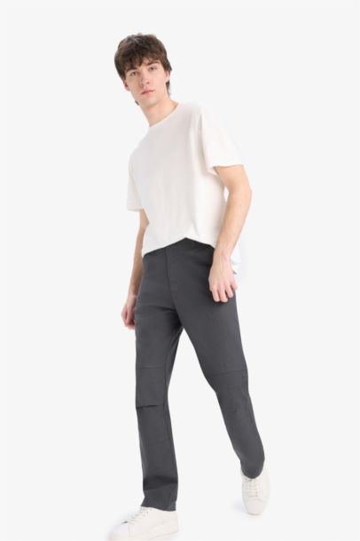 Широкие и свободные летние брюки с тремя карманами