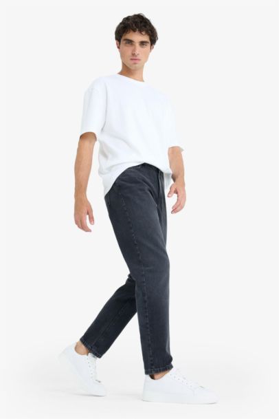 بنطلون قطن جينز جينز 90’S سليم فيت بساق ضيق