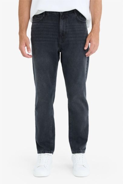 بنطلون قطن جينز جينز 90’S سليم فيت بساق ضيق