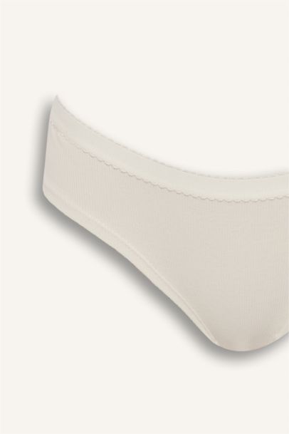 Ribbed 3 Piece Hipster Panties