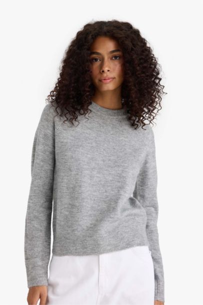 Regular Fit Basic Soft Touch Soft Knit Pullover