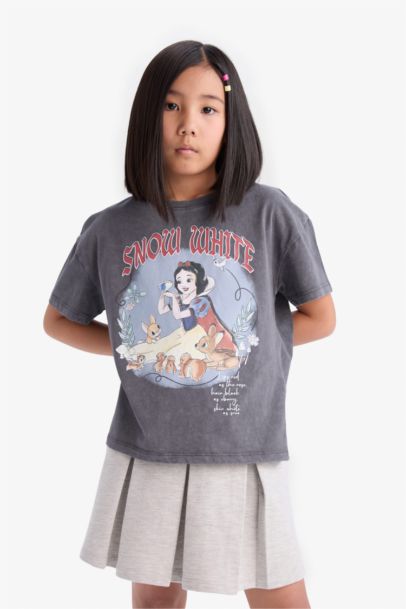 Girl Disney Princess Relax Fit Crew Neck T-Shirt