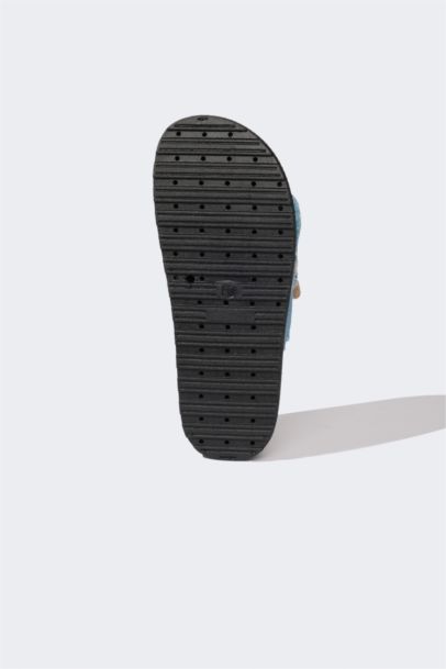 Woman Flat Sole Denim Slippers