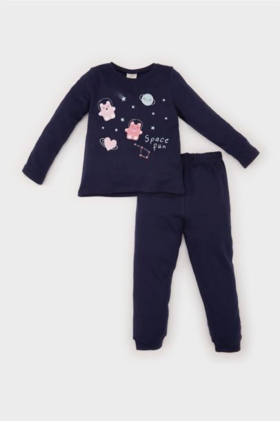 Ensemeble Pyjama à manches longues et pantalon pour bébé fille