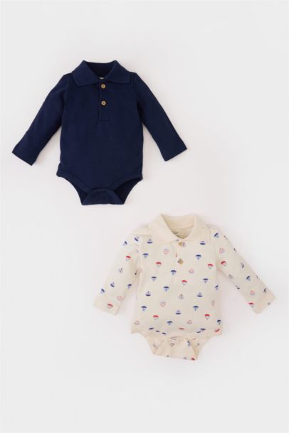 سالوبيت بيبي اولادي حديثي الولادة بيكيه بطبعة بحر - قطعتين