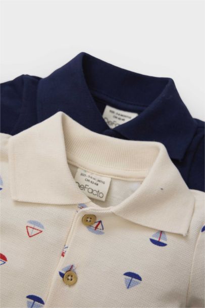 سالوبيت بيبي اولادي حديثي الولادة بيكيه بطبعة بحر - قطعتين