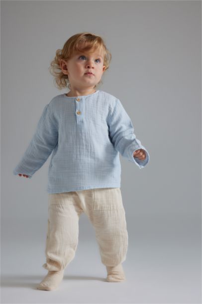Ensemble de Top à manches longues et pantalon pour bébé garçon