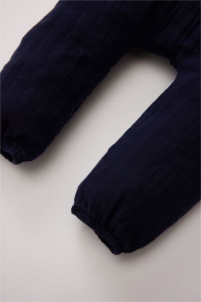 Combinaison en mousseline boutonnée pour bébé garçon